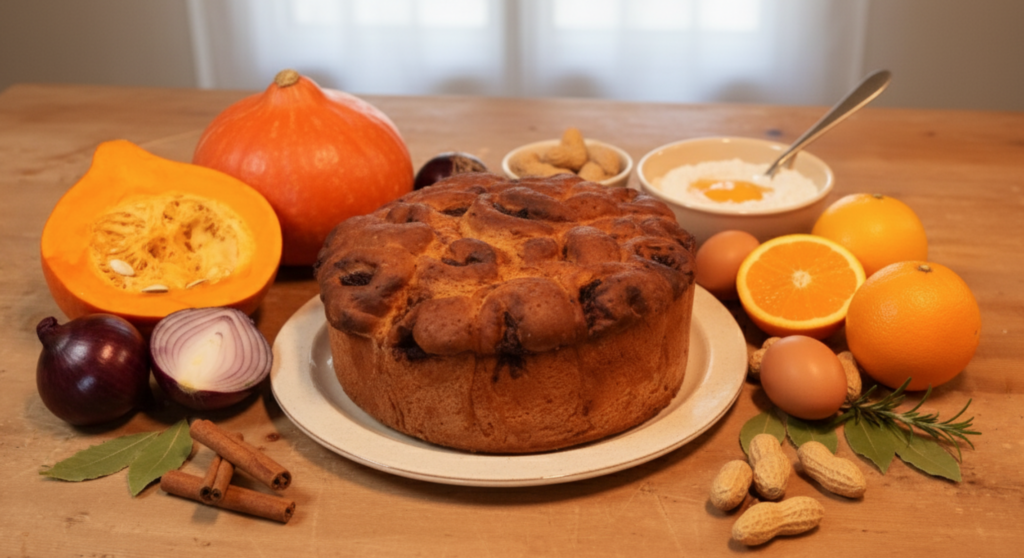 Torta delle Rose con LocoMeal alla Zucca Carota Arachidi Arancia